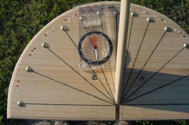 Sundial with compass